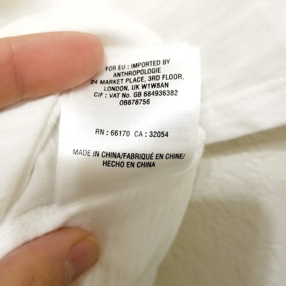 NEW Anthropologie Meadow Rue Bow Back Tee XS - Picture 6 of 6